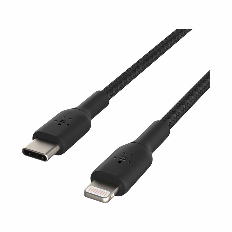 BELKIN Boostcharge Braided Usb-c To Lightning Cable-1m Black CAA004BT1MBK-image 4