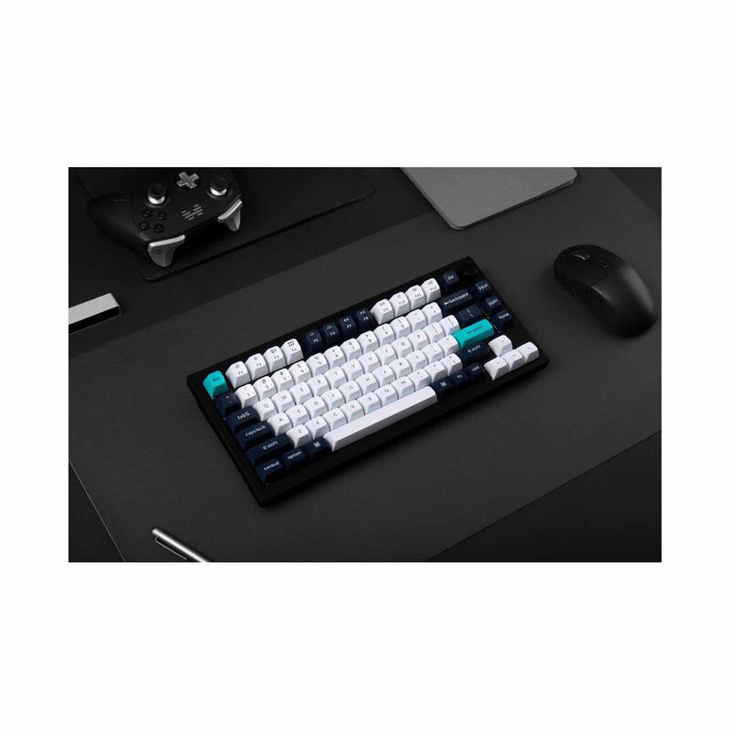 KEYCHRON Keychron Q1 Max 75% 81key, Carbon Black, Knob, Banana Switch, Rgb Hot-swap Gateron Jupiter Switch KYCN-Q1M-M4-image 4
