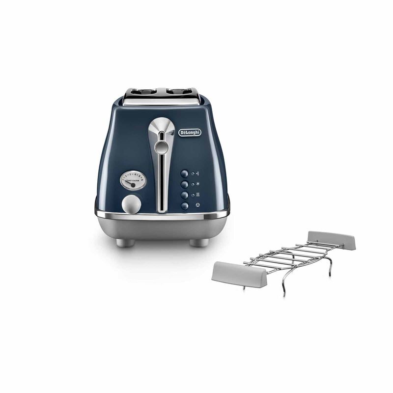 DELONGHI Pop Up Toaster Icona Capitals - London Blue CTOC2103.BL-image 4