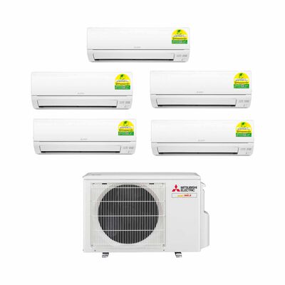 MITSELEC Mitsubishi Starmex 48k Condenser System 5 (9000btu X 4, 20000btu X 1) MXY-5H48VG+MSXY-FP10VG-SG3 X 4/MSXY-FP20VG-SG3