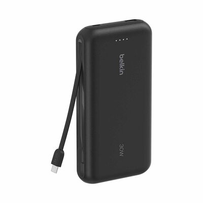 BELKIN Powerbank 20k With Integrated Cable Black BPB024FQBK