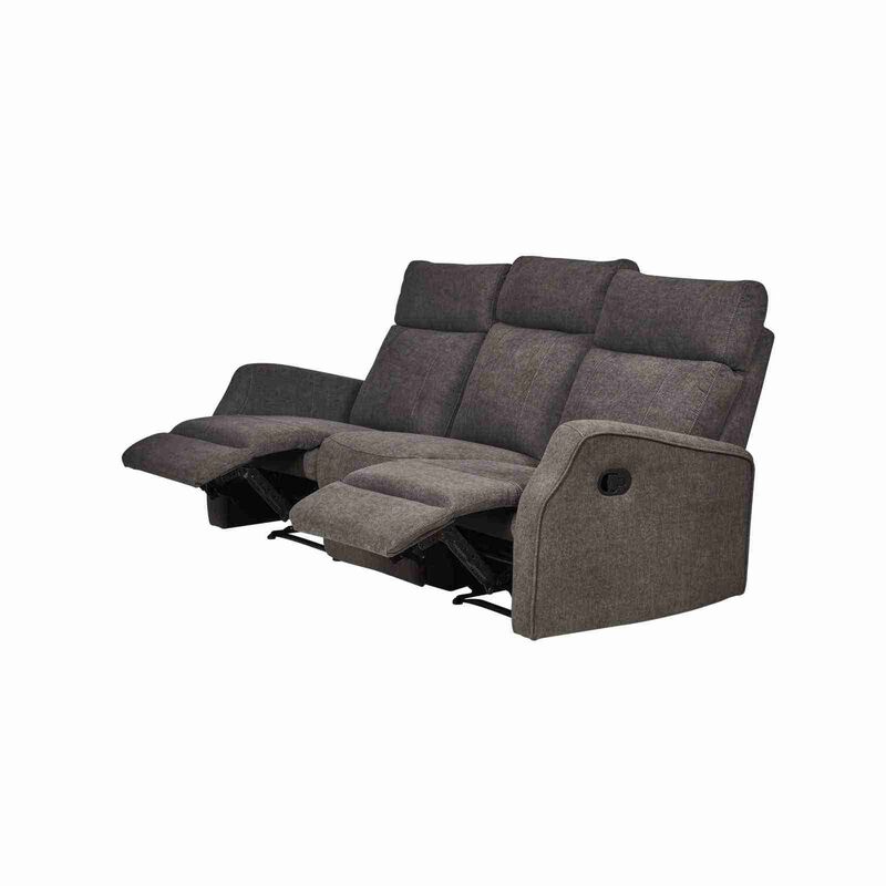 MIZU DESIG 3rr Seater Recliner (fab) Mto Fabric Sofa ELLA-image 27