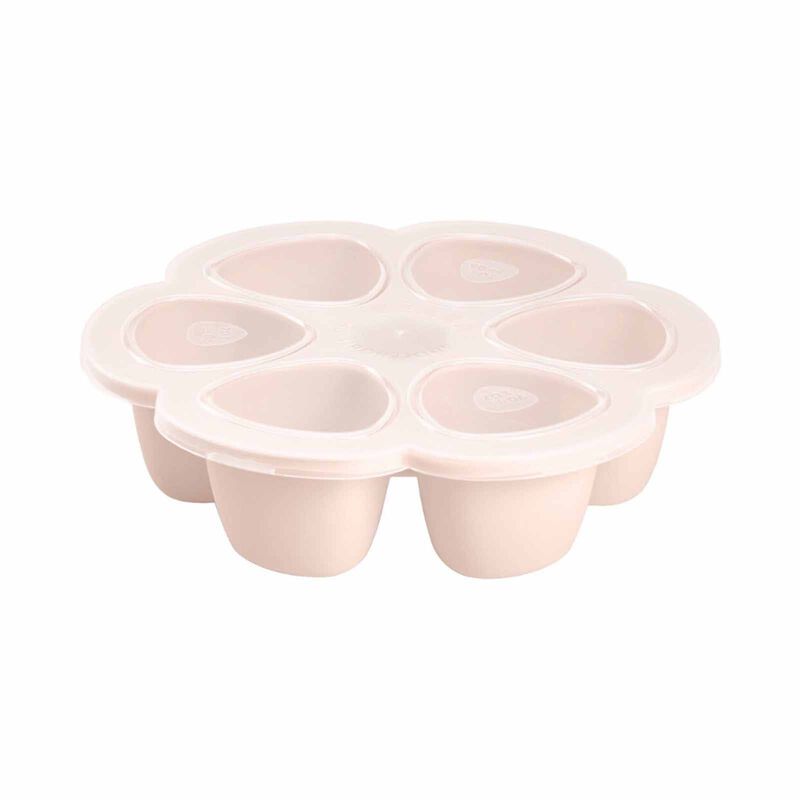 BEABA Silicone Freezer Tray 6 X 150ml - Pink (online) MULTIPORTIONS-image 1