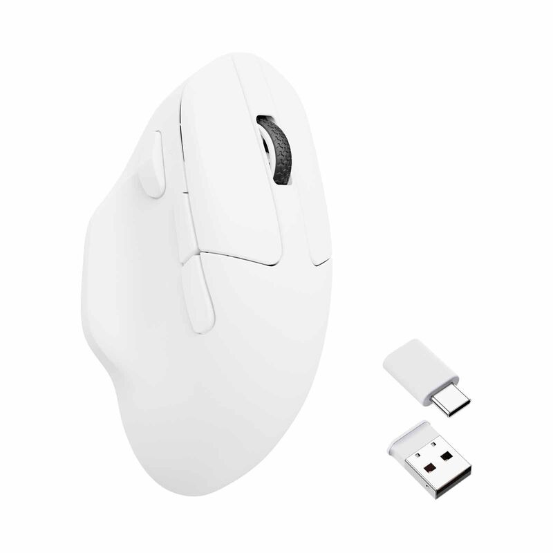 KEYCHRON M7 Bt/2.4ghz/wireless Mouse - White KYCN-M7-A3-image 2