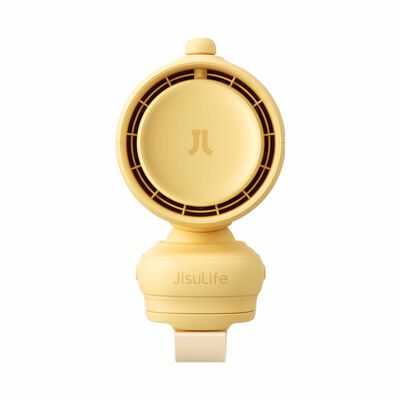 JISULIFE Stroller Fan Life3-clip-yellow FSL03R-A0108001