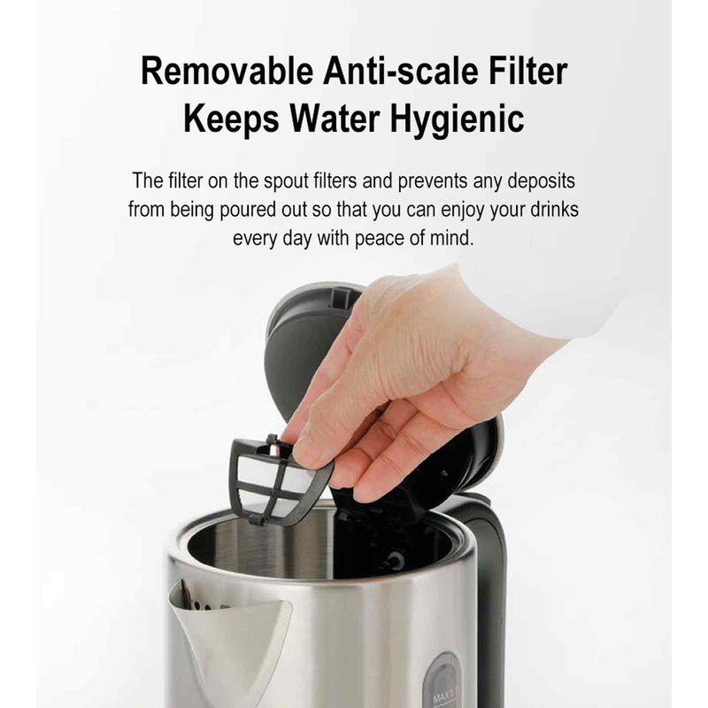 PANASONIC Kettle (1.7l) - Stainless Steel NC-K301SSH-image 6