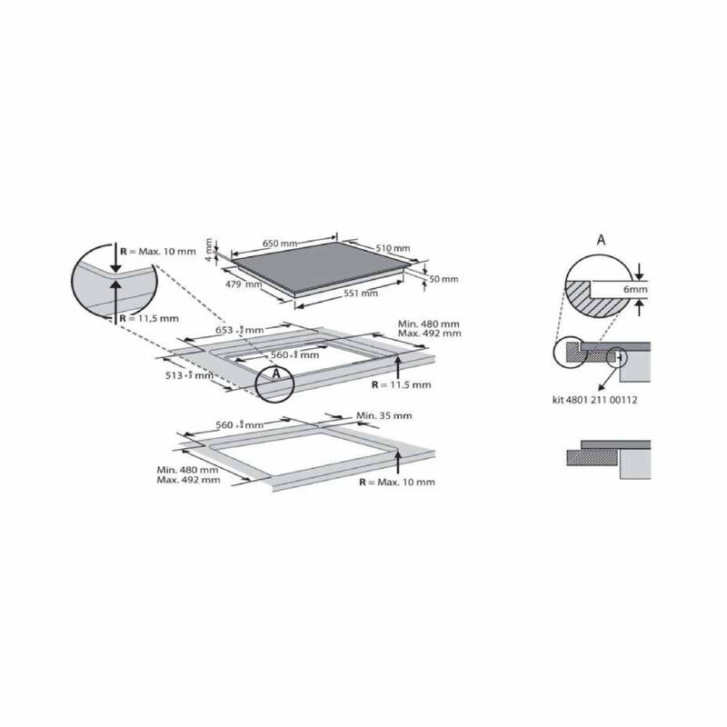 WHIRLPOOL 4 Zone Built-in Induction Hob (65cm) (exclude Installation) WS8865NEP-image 6