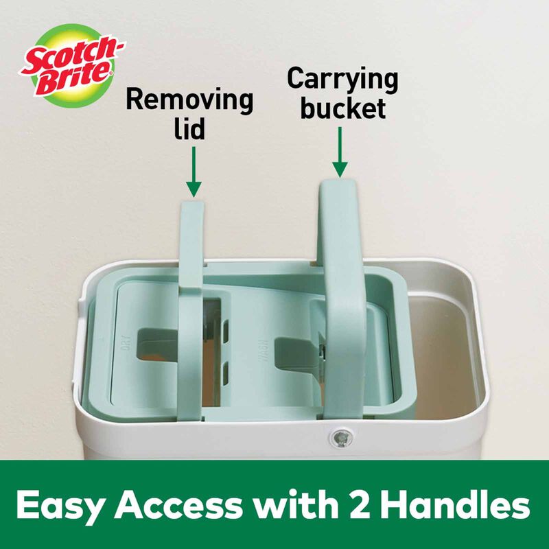 3M SCOTCHB Scotch-brite Hands-free Compact Mop Hfb002 HFB002-image 2