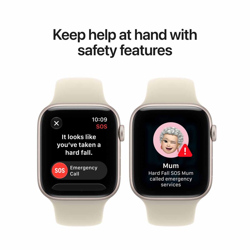 APPLE Watch Se 3 Gps 44mm Starlight Aluminium Case With Sand Sport Band - S/m MJL34X/A-image 8