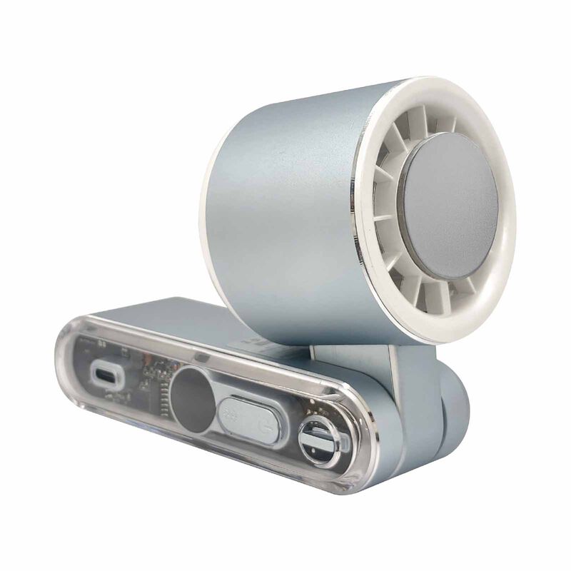 MISTRAL Airzee Max Foldable Usb Fan With Cooling Conductor-(metallic Silver White) MRF308-MSW-image 3