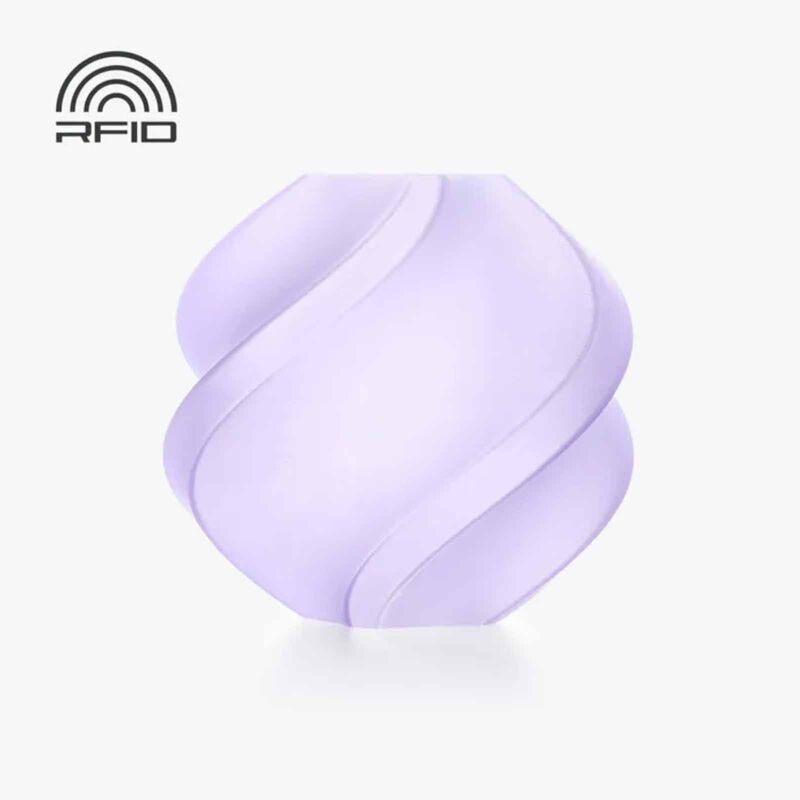 BAMBU LAB Filament Pla Translucent - Lavender - With Reusable Spool BAM-A17-P1-1.75-1000-SPL-image null