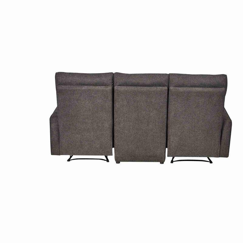 MIZU DESIG 3rr Seater Recliner (fab) Mto Fabric Sofa ELLA-image 6