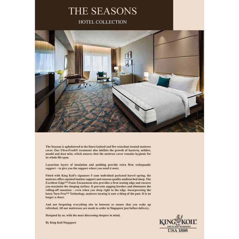 KINGKOIL Single Size Mattress THE SEASONS-image 4