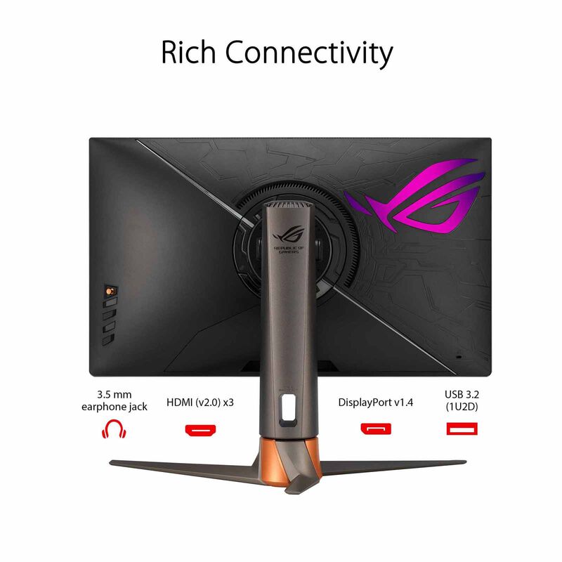 ASUS 27in Rog Swift Qhd 360hz Gaming Monitor PG27AQN-image 4
