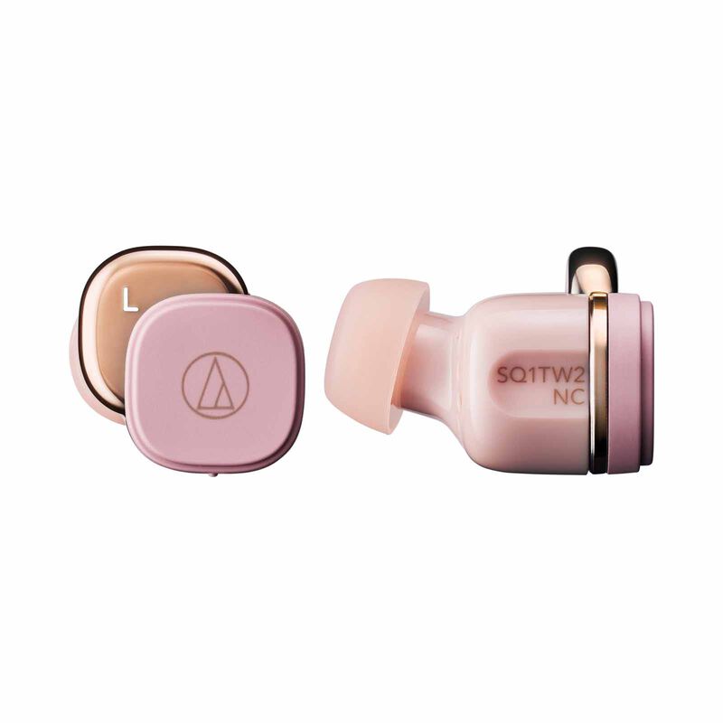AUDIO TECH True Wireless With Active Noise Cancellation - Pink ATH-SQ1TW2NC PK-image 2