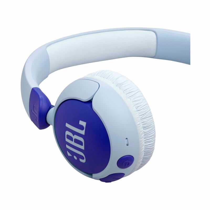 JBL Colorful, Durable Wireless On-ear Headphones With Jbl Safe Sound For Kids And Parental Control JR 320BT BLUE-image 3