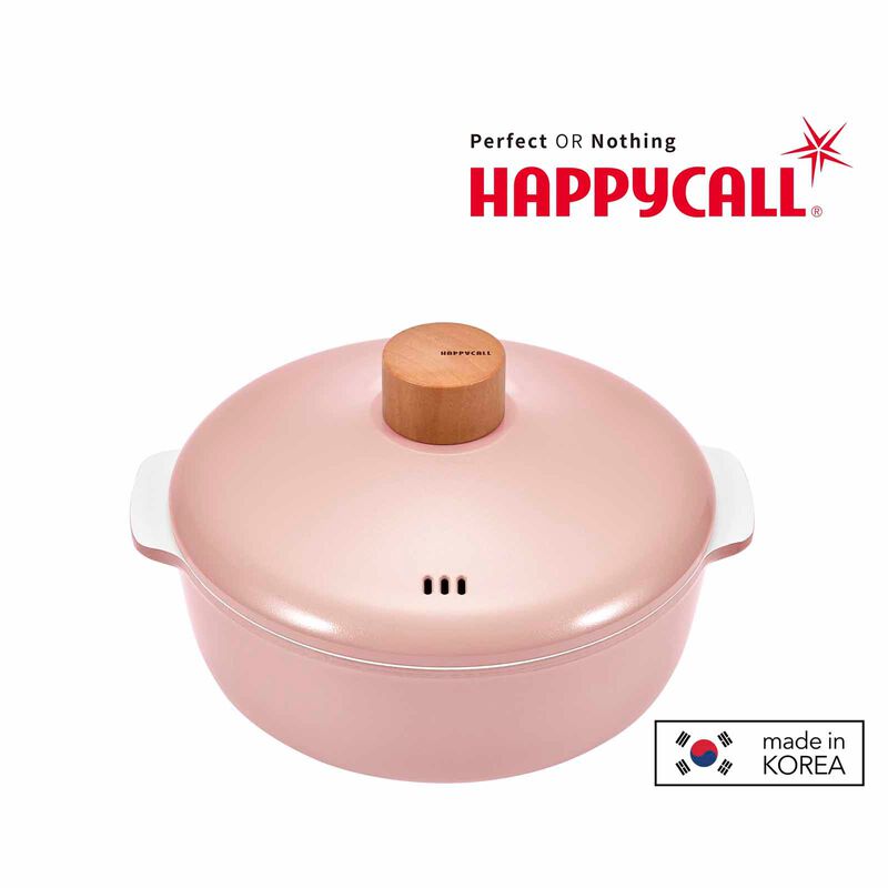 HAPPYCALL Zium Ih 24cm Ceranix-pro Saute Casserole - Beige 4003-1191-image null