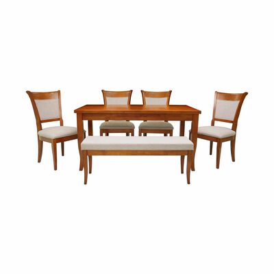 6 Piece Dining Set (wenge) NEW KAMIYAH