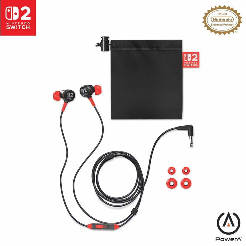 POWERA Nsw2 Wired Earbuds Black NSHS0531-01-image 5