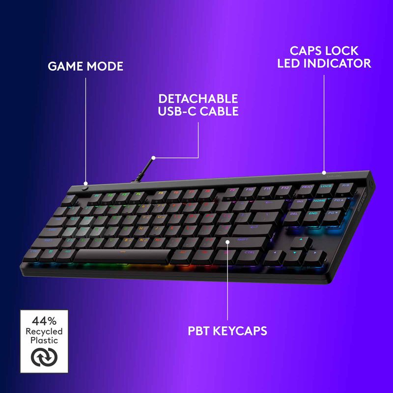 LOGITECH G515 Rapid Tkl Analog Switch Wired Keyboard - White 920-013880-image 11
