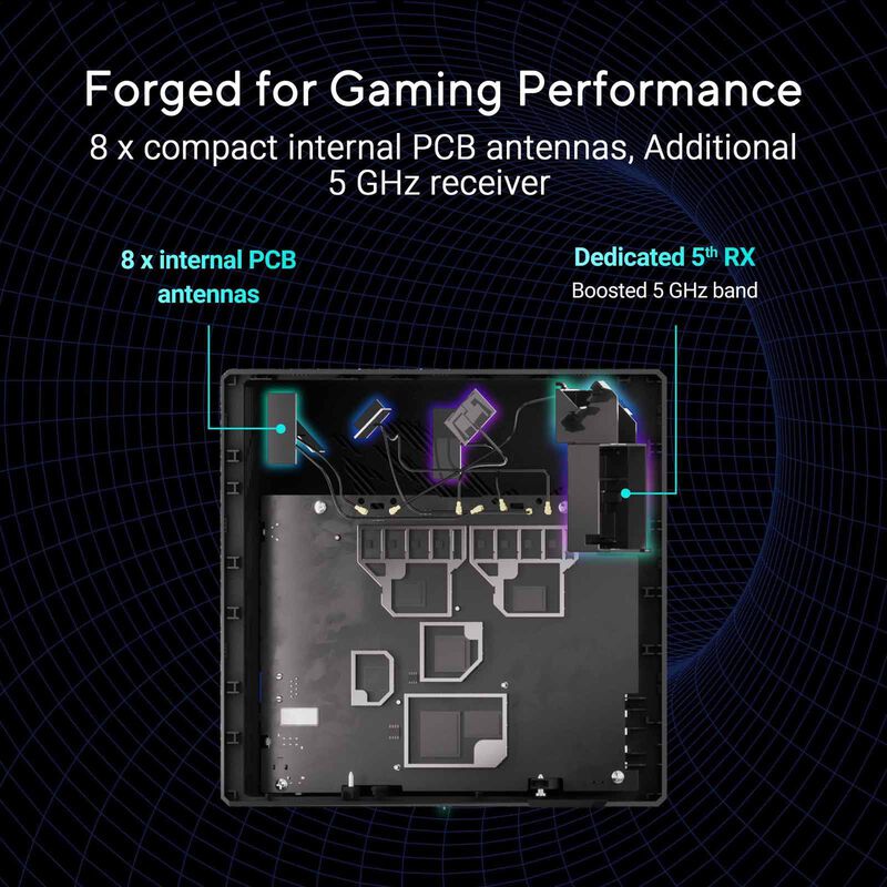 ASUS Dual Band Wifi 7 Gaming Router 10g GS-BE7200X-image 8