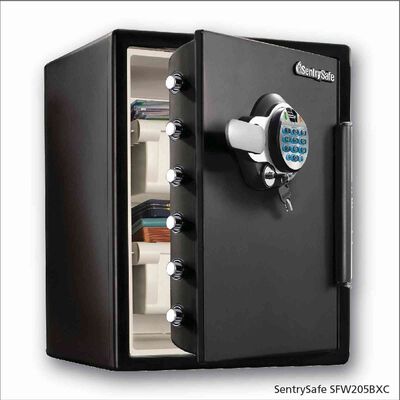 SENTRYSAFE Fire And Waterproof Biometric Safe SFW205BXC