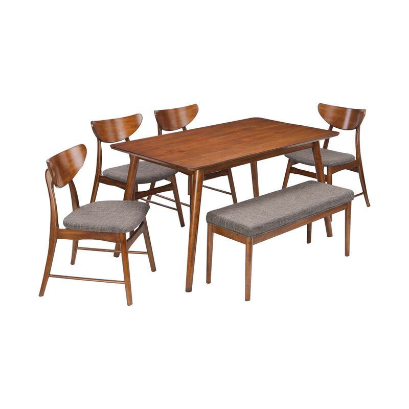 6 Piece Dining Set NEW BRENNAN-image 1