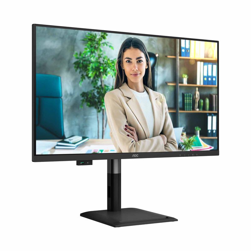 AOC 31.5in Ips Uhd 60hz Usb-c Pd96w With Adjustable Stand Monitor U32P4C-image 2
