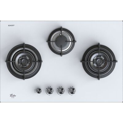 TURBO Built-in 3 Burners Glass Hob (77cm) (exclude Installation) T773GV-OW