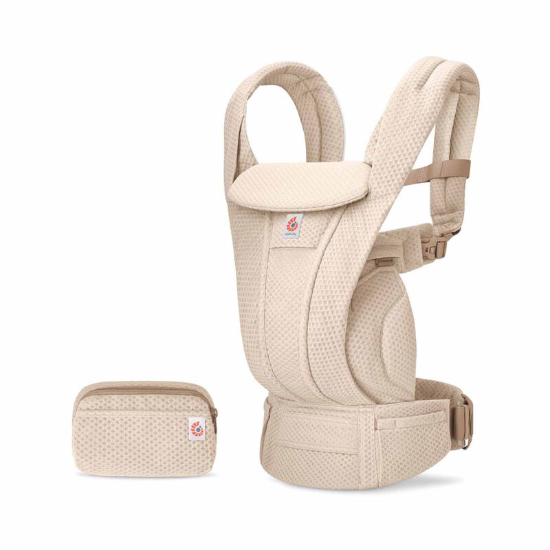 ERGOBABY Omni Deluxe All In One Mesh Baby Carrier - Natural Beige - Online Exclusive BCODMNATBGE-image 3