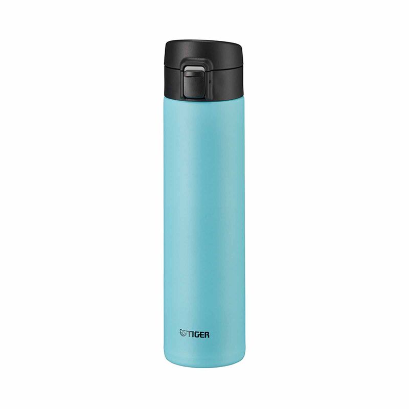 TIGER 0.6lt Push Button Lid Stainless Steel Bottle (sky Blue) MKA-K060 (AK)-image 1