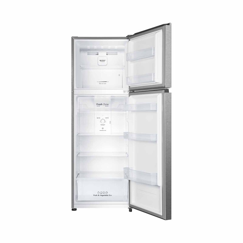 HISENSE 2 Door Top Mount Inverter Fridge (327l) - Silver Steel RT469N4SSV-image 5