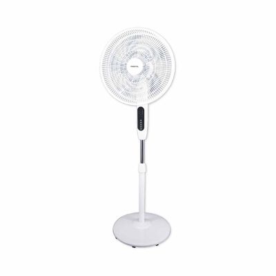 MISTRAL 16 In Dc Stand Fan With Remote Control -white MSF1610DR-WE