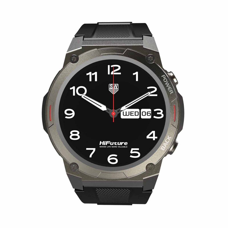 HIFUTURE Mix2 - Black Bluetooth Smartwatch With Heart Rate Function HSFI2BK-image 1