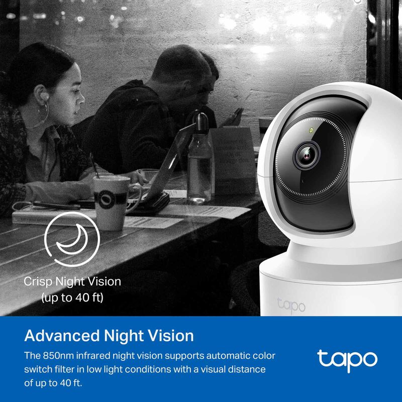TP LINK Pan/tilt Ai Home Security Wi-fi Camera TAPO C222-image 3