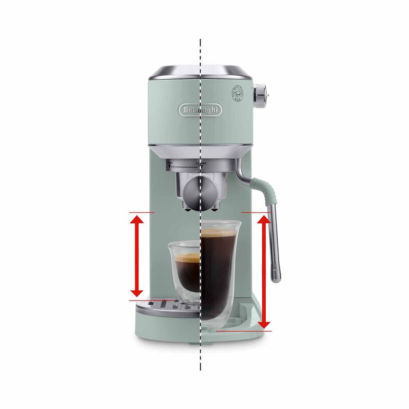 DELONGHI Dedica Duo Manual Coffee Maker - Green EC890.GR-image 3