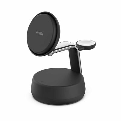 BELKIN Qi2.2 25watt Wireless 3 In 1 Stand Black WIZ040MYCH