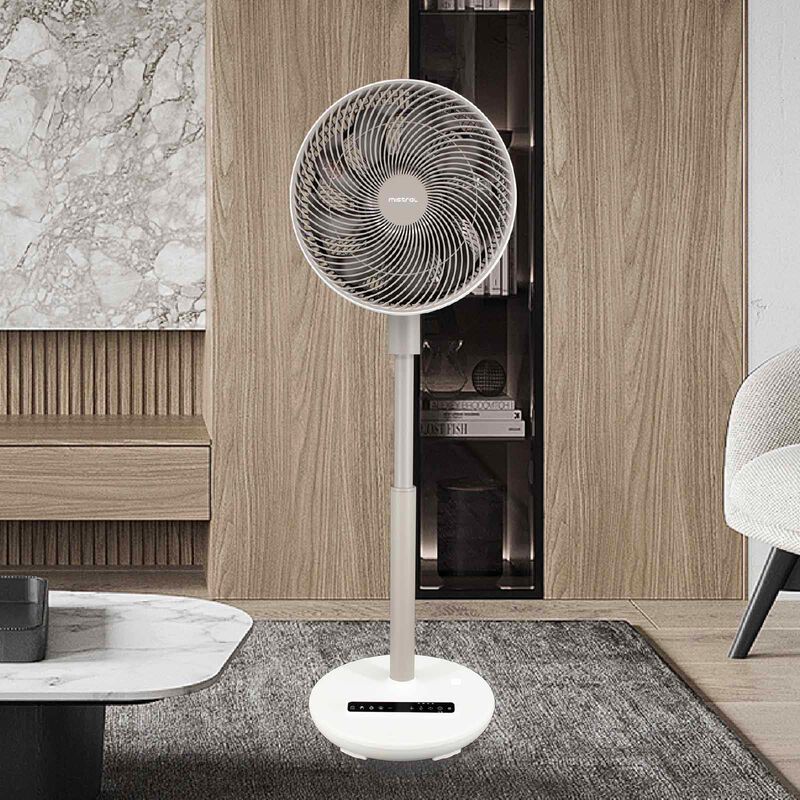 MISTRAL 12 In Dc High Velocity Moodlight Stand Fan W/remote Control MHV9123DR-ML-image 7