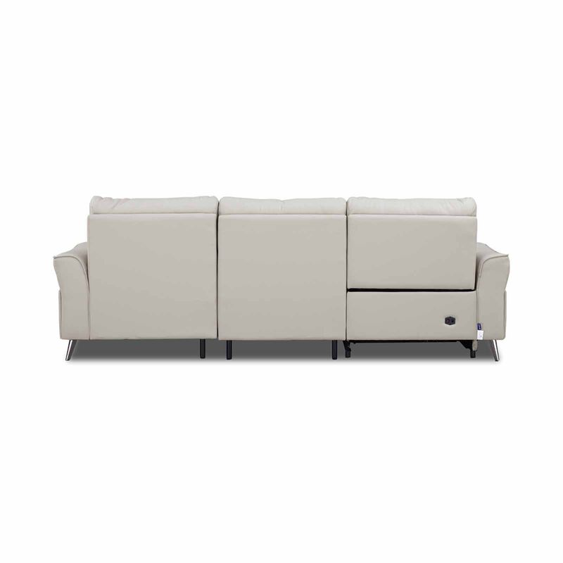 GERBRSI L Shaped Recliner (hl) Right Cat A Grey Half Leather Sofa FAYE-image 10