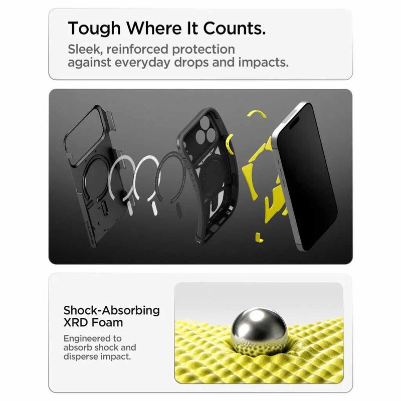 SPIGEN Iphone 18 Pro Max/ 17 Pro Max Tough Armor T Magfit Black ACS12136-image 3
