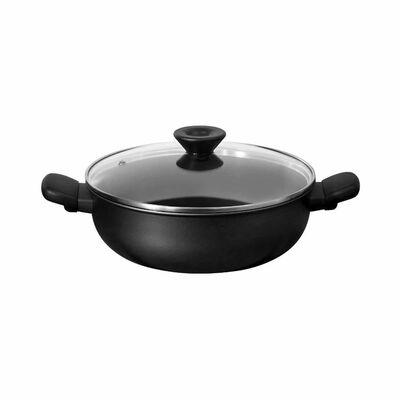 MEYER Midnight Nonstick 26cm Covered Wok 85081