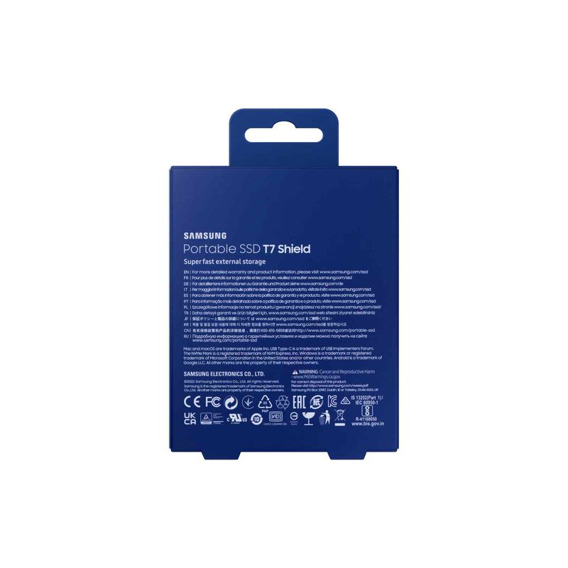 SAMSUNG T7 Shield Blue 1tb MU-PE1T0R/WW-image 8
