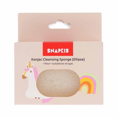 SNAPKIS Ellipse KONJAC CLEANSING SPONGE (S)