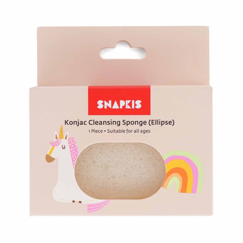 SNAPKIS Ellipse KONJAC CLEANSING SPONGE (S)-image 1