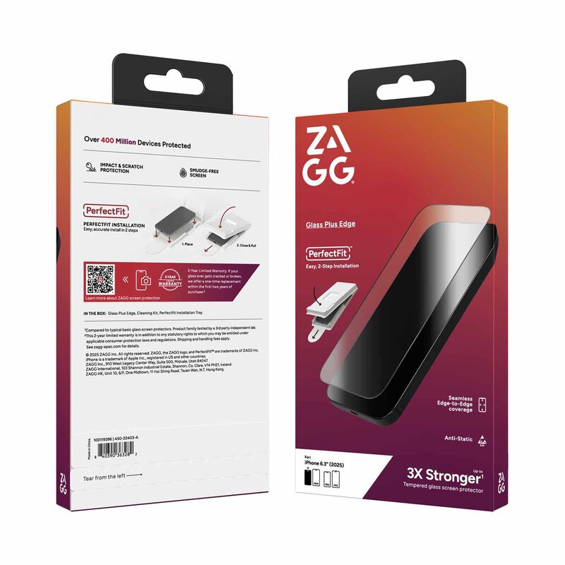 ZAGG Glass Plus Edge Iphone 17 Screen Protector ZG-100119396-image 7