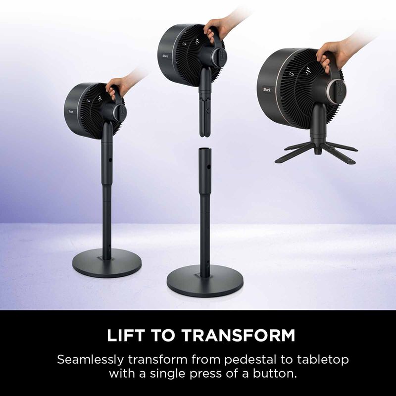 SHARK Flexbreeze Dc Cordless Cum Portable Fan - Black FA221SMBK-image 10