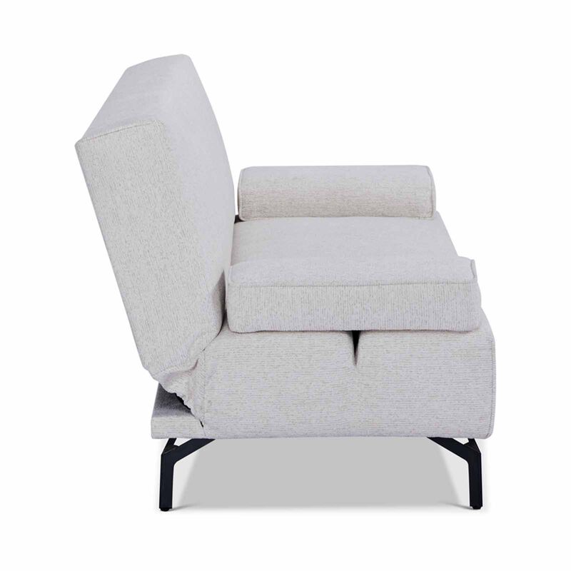 Sofa Bed Beige NEVIS-image 2