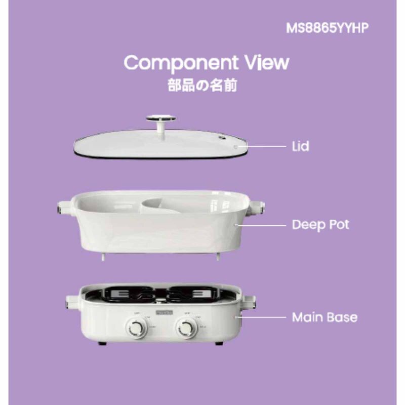 MORRIES Yuan Yang Hot Pot (6.5l) MS-8865YYHP-image 5