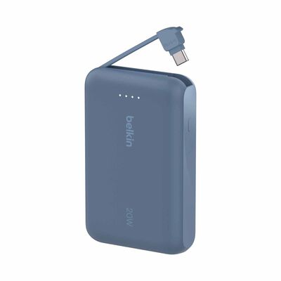 BELKIN Powerbank 10k W/ Cable Blue Pd 20w BPB021FQBL