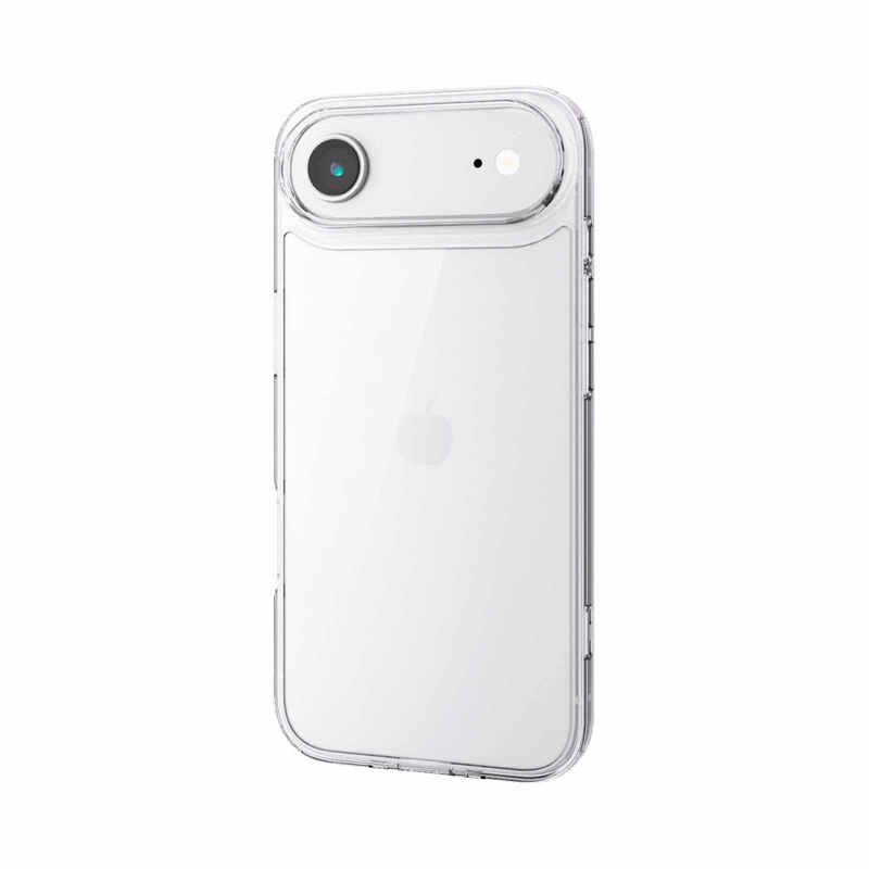 ELECOM Iphone 17 Air Hybrid Case Glass Standard With Metal Ring PM-A25BHVCG1CR-image 2